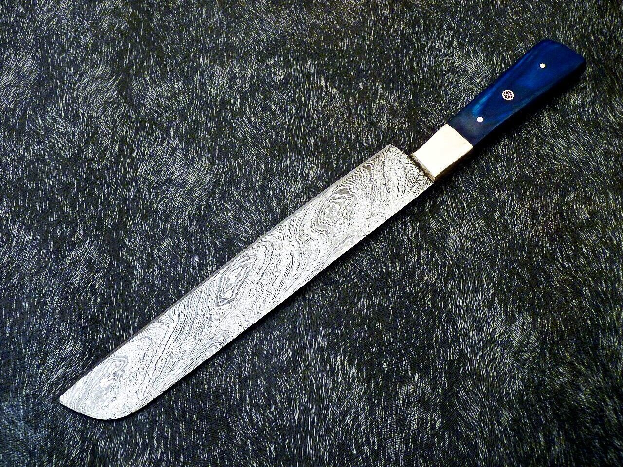 13" Professional Damascus Steel Chef Knife – Hardwood Handle