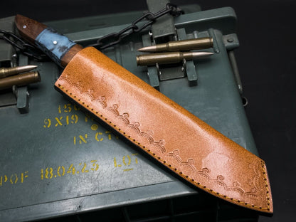 Handmade Damascus Chef Knife – Hunting & Damascus Steel Knife Kitchen Knife Wood Handle