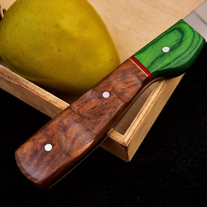 15.0" BEST FILLET KNIFE D2 TOOL STEEL FIXED BLADE FILLET KNIFE WITH WOOD HANDLE