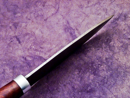 13.0" Professional Handmade Damascus Steel Chef Knife with Natural Wood Handle & Steel Bolster