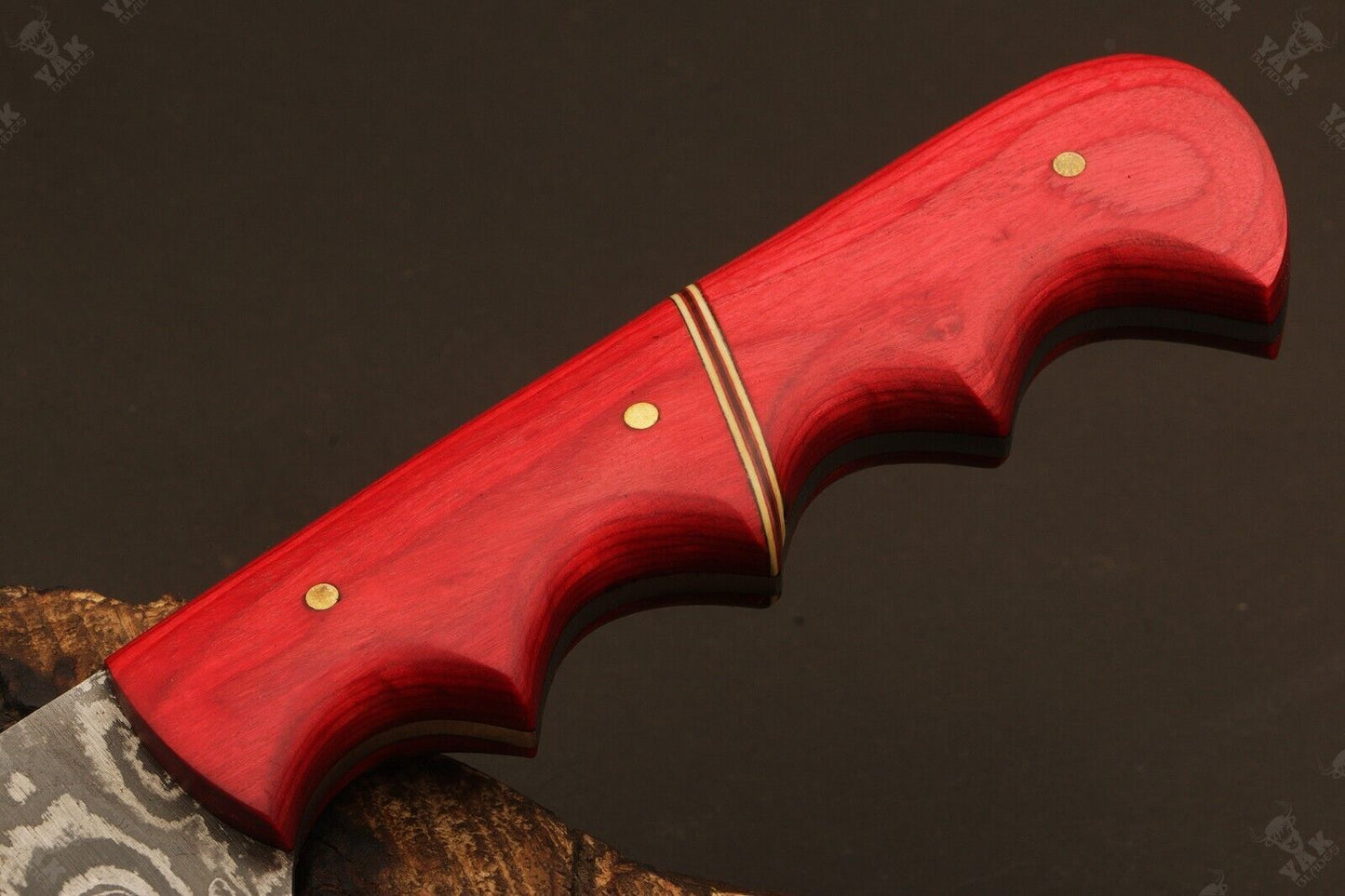 13.5" Hand Forged Damascus Fillet Knife Premium Fillet Knife With Ladder Sheath