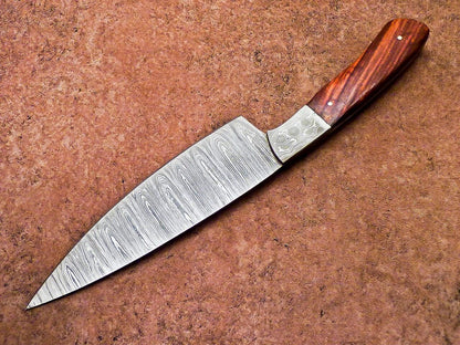 Professional Chef Knife Damascus Blade Kitchen Knife, Hunting Knife