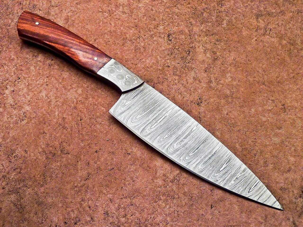 Professional Chef Knife Damascus Blade Kitchen Knife, Hunting Knife