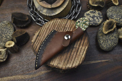Handmade Skinner Knife AUS-8 Steel with Hardwood Handle – Survival & Outdoor Gift