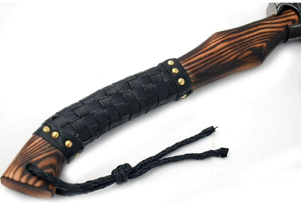 Warrior Fully Functional Battle Ready Custom Handmade High Carbon Steel Tomahawk Viking Axe