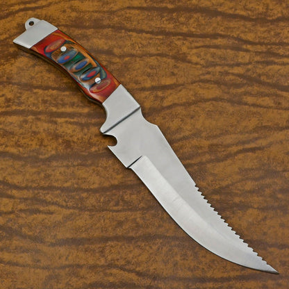 Handmade D2 Steel Full Tang Hunting & Outdoor Bowie Knife – 12 Inch