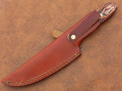 Custom Handmade Forged Damascus Steel Chef Knife Kitchen Knife