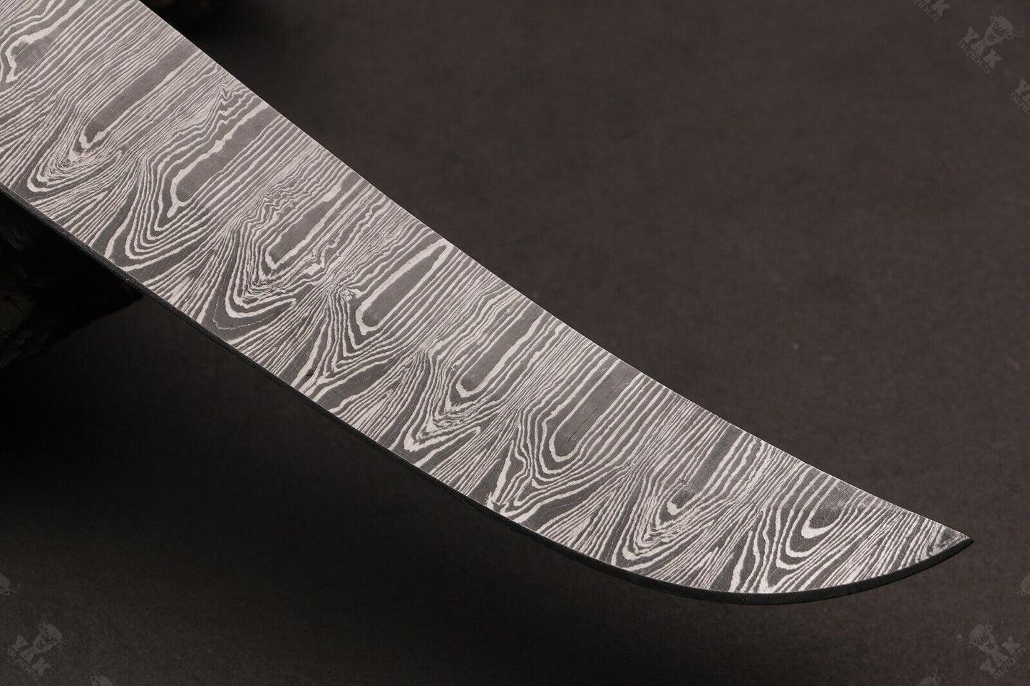 12" Handmade Damascus Fillet Knife Custom Fillet Knife With Pakka Wood Handle & Leather Sheath