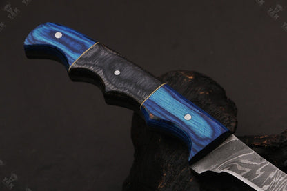 13" Hand Forged Damascus Fillet Knife Damascus Steel Fillet Knife for Professionals W/Sheath