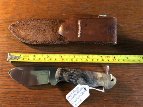 7.5" Custom Fixed Blade Knife | Hunting & Skinner Knife with Sheath