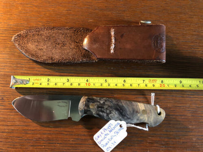 7.5" Custom Fixed Blade Knife | Hunting & Skinner Knife with Sheath