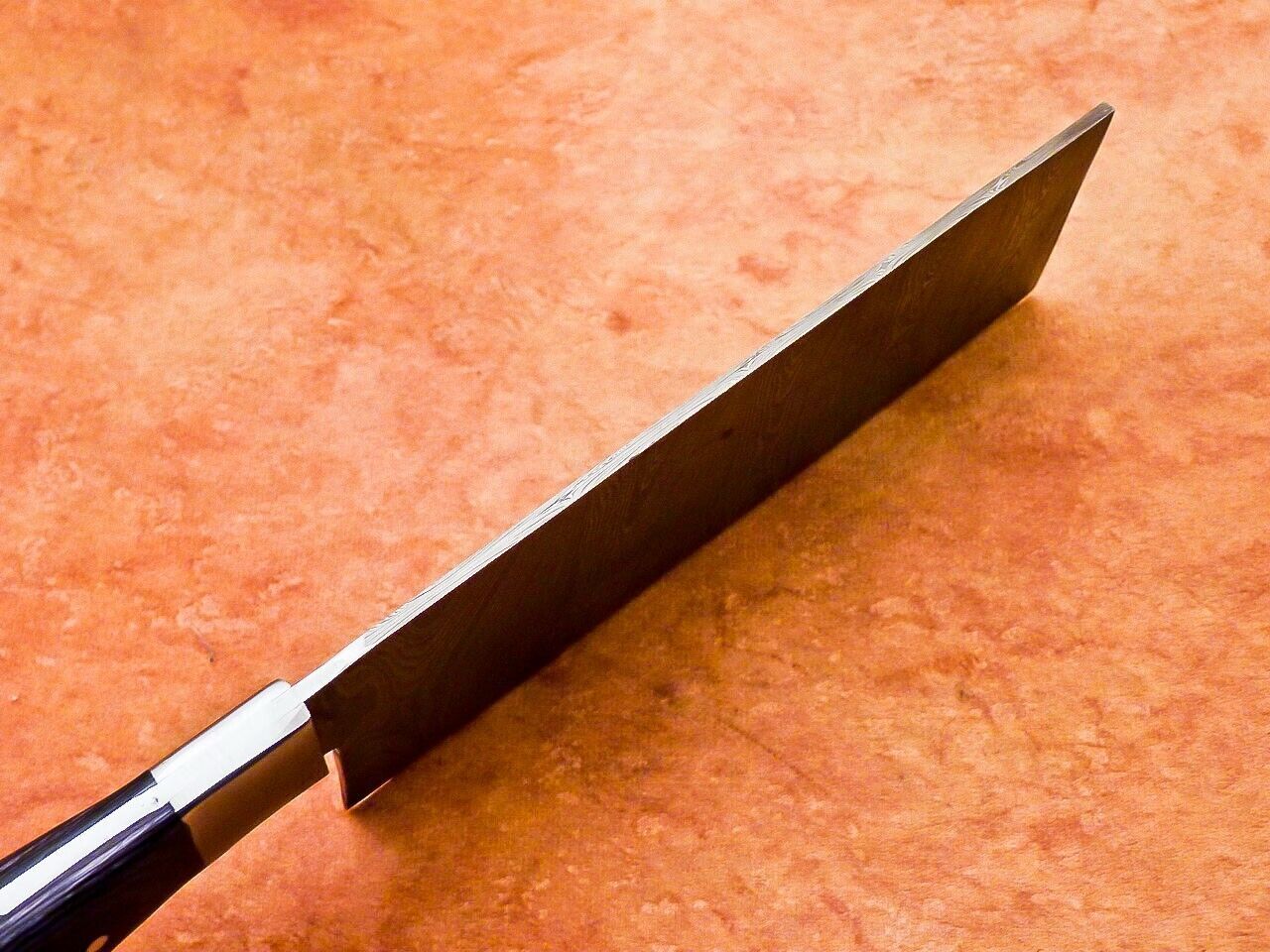 12" Professional Chef Chopper Cleaver Knife – Handmade Damascus Steel with Hardwood Handle