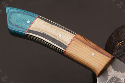 13" Custom Handmade Damascus Steel Fillet Knife Best Fillet Knife W/Sheath