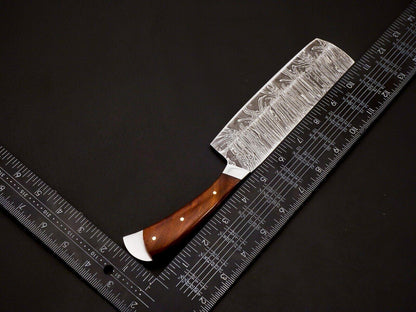 Custom Hand Forged Damascus Steel Full Tang Chef Knife Set