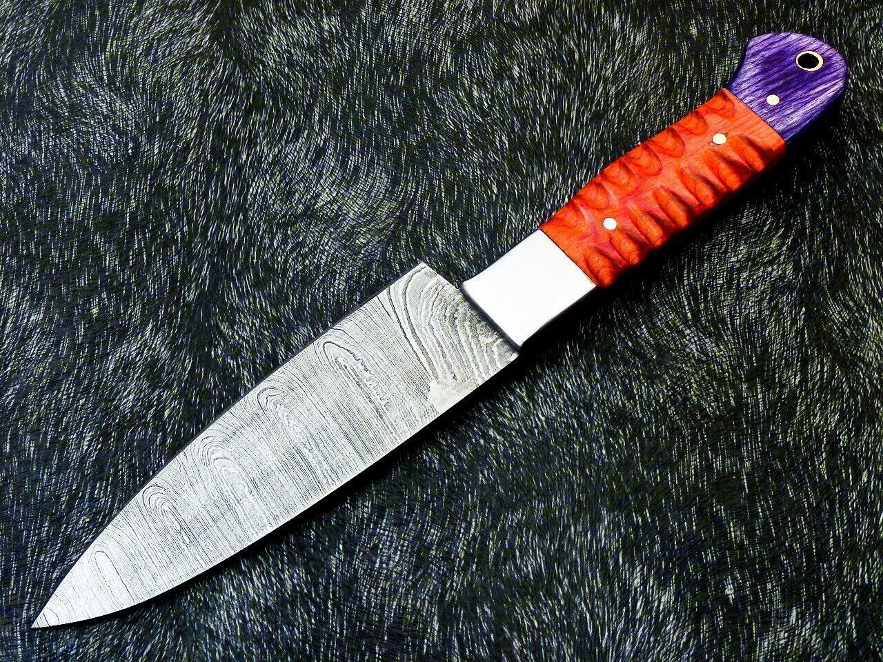 10" Hand Forged Damascus Steel Chef Knife Kitchen Knife