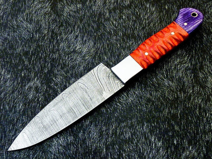 10" Hand Forged Damascus Steel Chef Knife Kitchen Knife