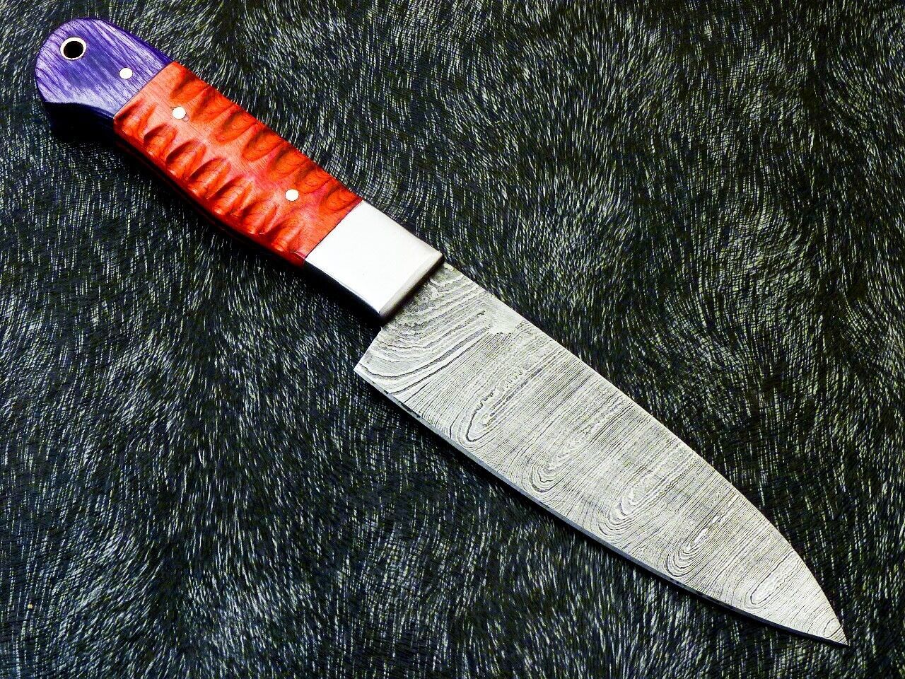 10" Hand Forged Damascus Steel Chef Knife Kitchen Knife