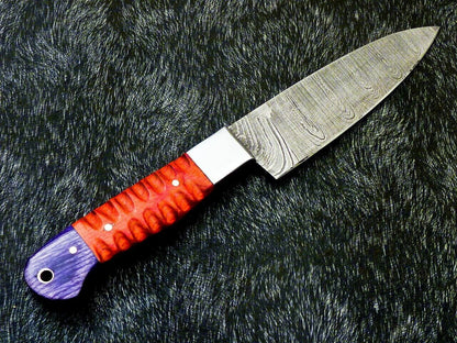 10" Hand Forged Damascus Steel Chef Knife Kitchen Knife