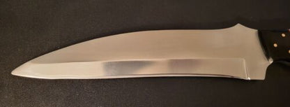 Handmade D2 Tool Steel Hunting Bowie Knife | Survival & Camping | 12" Blade