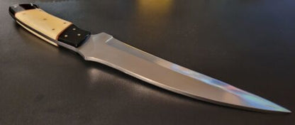 Handmade D2 Tool Steel Hunting Bowie Knife | Survival & Camping | 12" Blade
