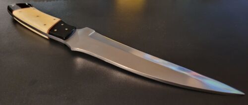 Handmade D2 Tool Steel Hunting Bowie Knife | Survival & Camping | 12" Blade