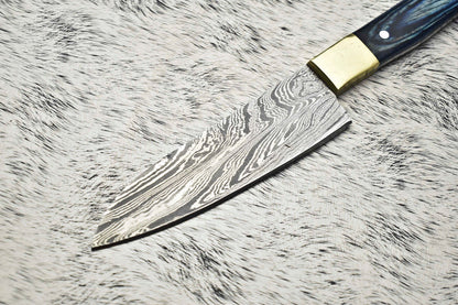 10.0" Handmade Damascus Steel Blade Kitchen Chef Full Tang Knife – Premium Layered Steel