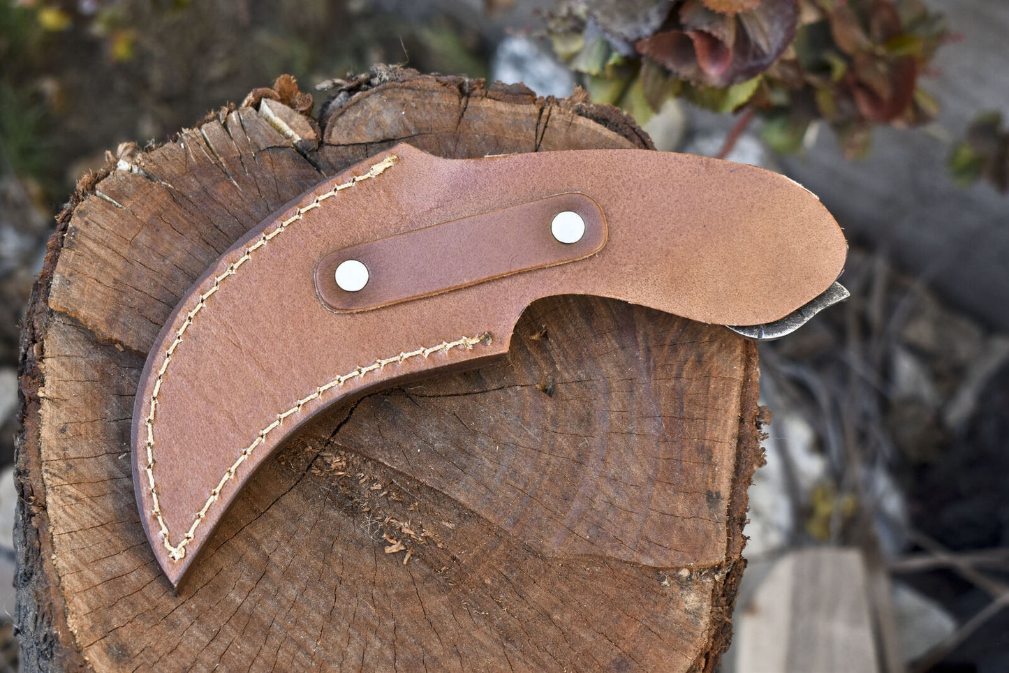 Hand Forged D2 Steel Karambit Knife 8" With Hard Wood Handle Best Karambit