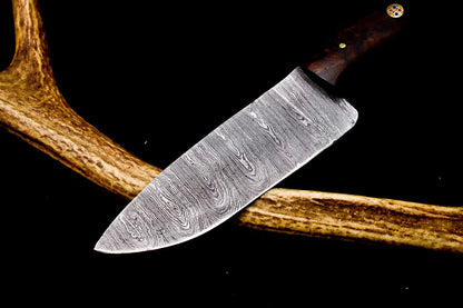 12" Handmade Damascus Steel Blade Kitchen Chef Full Tang