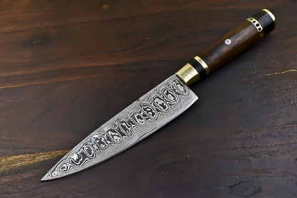 Chef Knife Professional Forged Damascus Wild Life Survival Knife