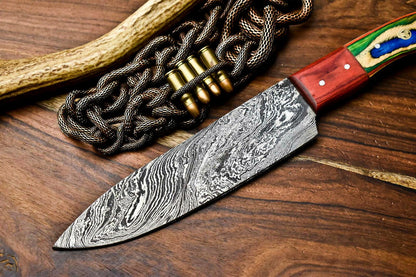 Handmade Damascus Steel Chef Knife | Full Tang Kitchen Knive