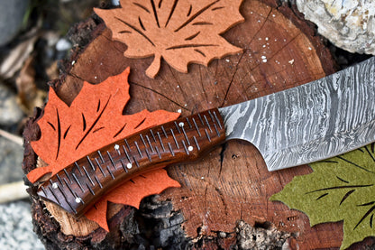 12.0" Handmade Damascus Blade Kitchen Full Tang Chef Chopper Knife