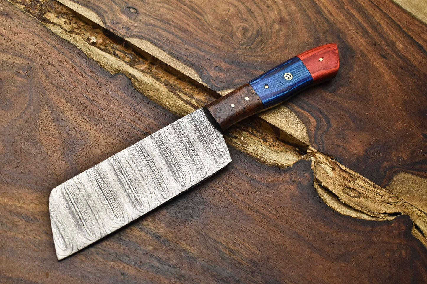 12" Handmade Damascus Steel Kitchen Chef Knife | Full Tang Blade