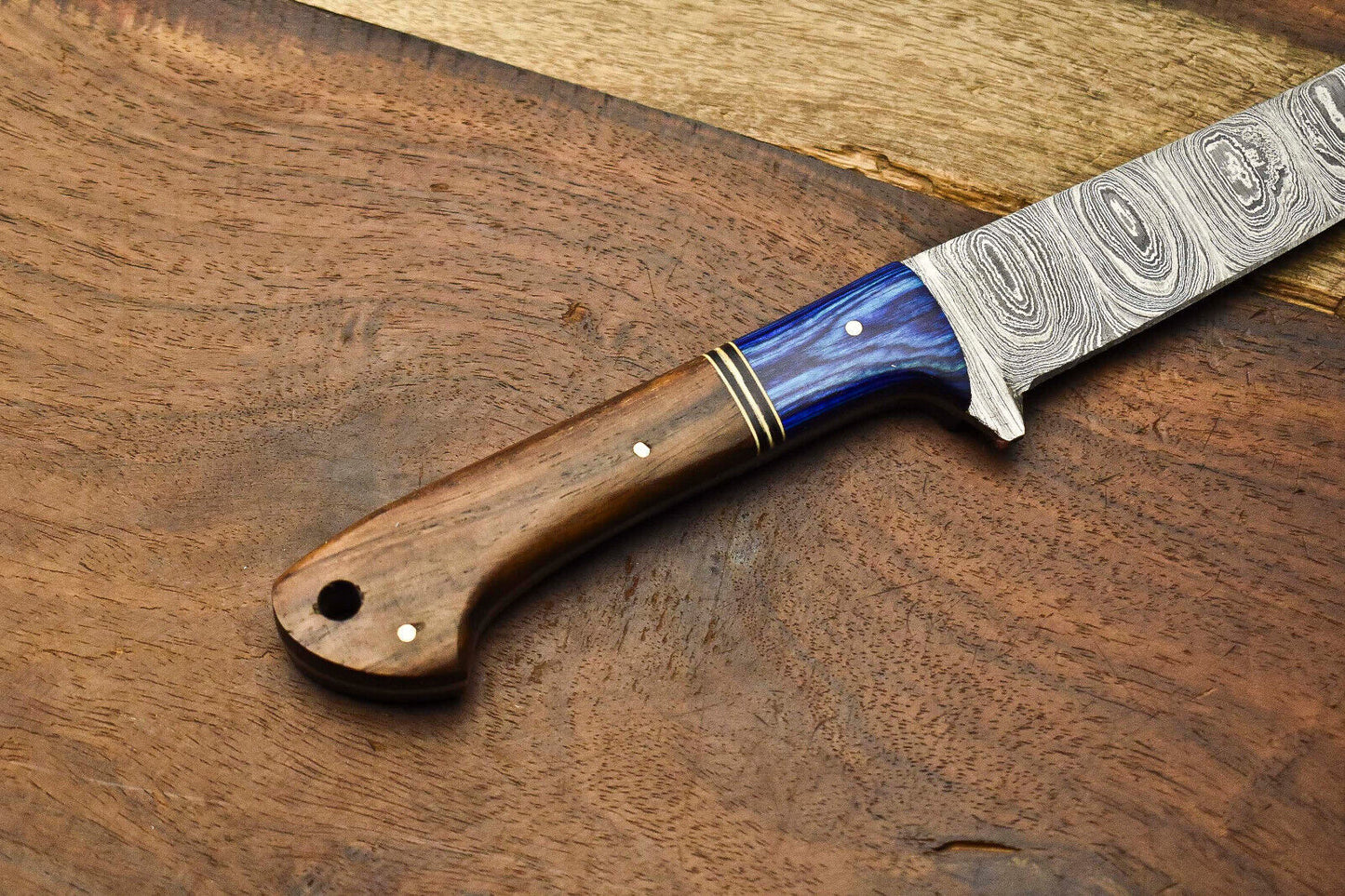 Custom Handmade Damascus Steel Blade Chef Knife – Full Tang Sport Kitchen Knife