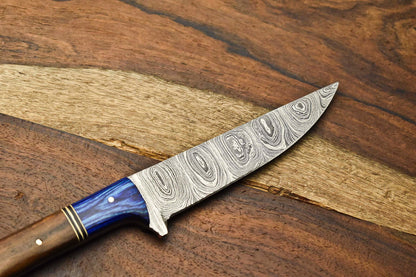Custom Handmade Damascus Steel Blade Chef Knife – Full Tang Sport Kitchen Knife