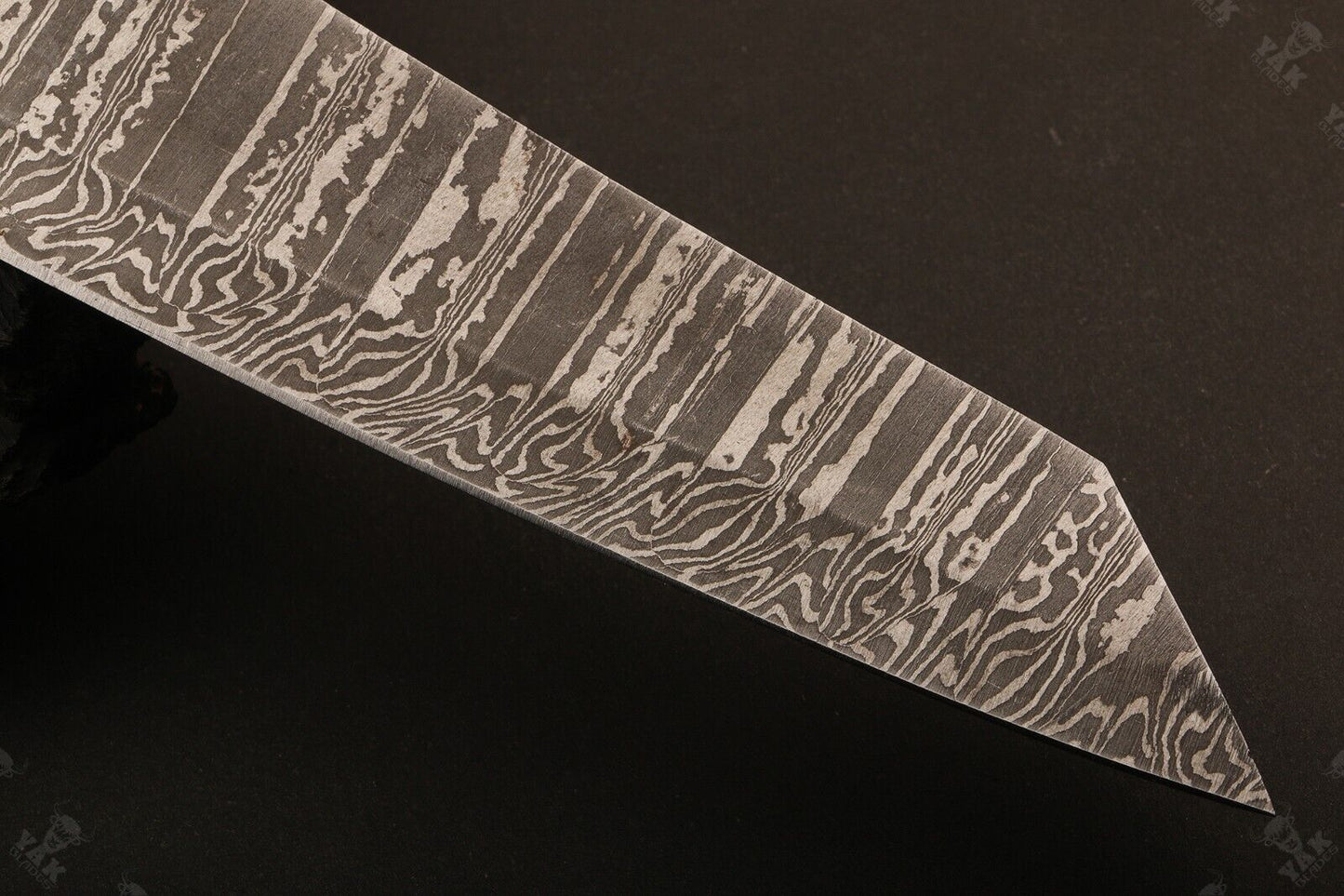 12" Custom Hand Forged Damascus Steel Santoku Chef Knife for Kitchen