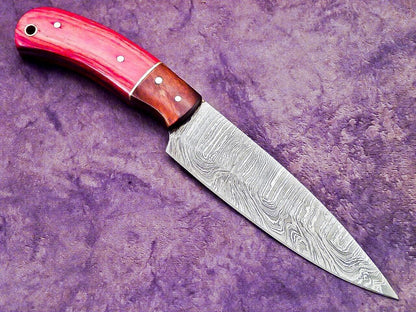 11" Professional Chef Knife Damascus Blade Kitchen Knife "Hard Wood"