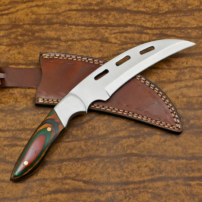 Handmade D2 Steel Full Tang Bowie Knife | 12" Hunting & Sport Blade