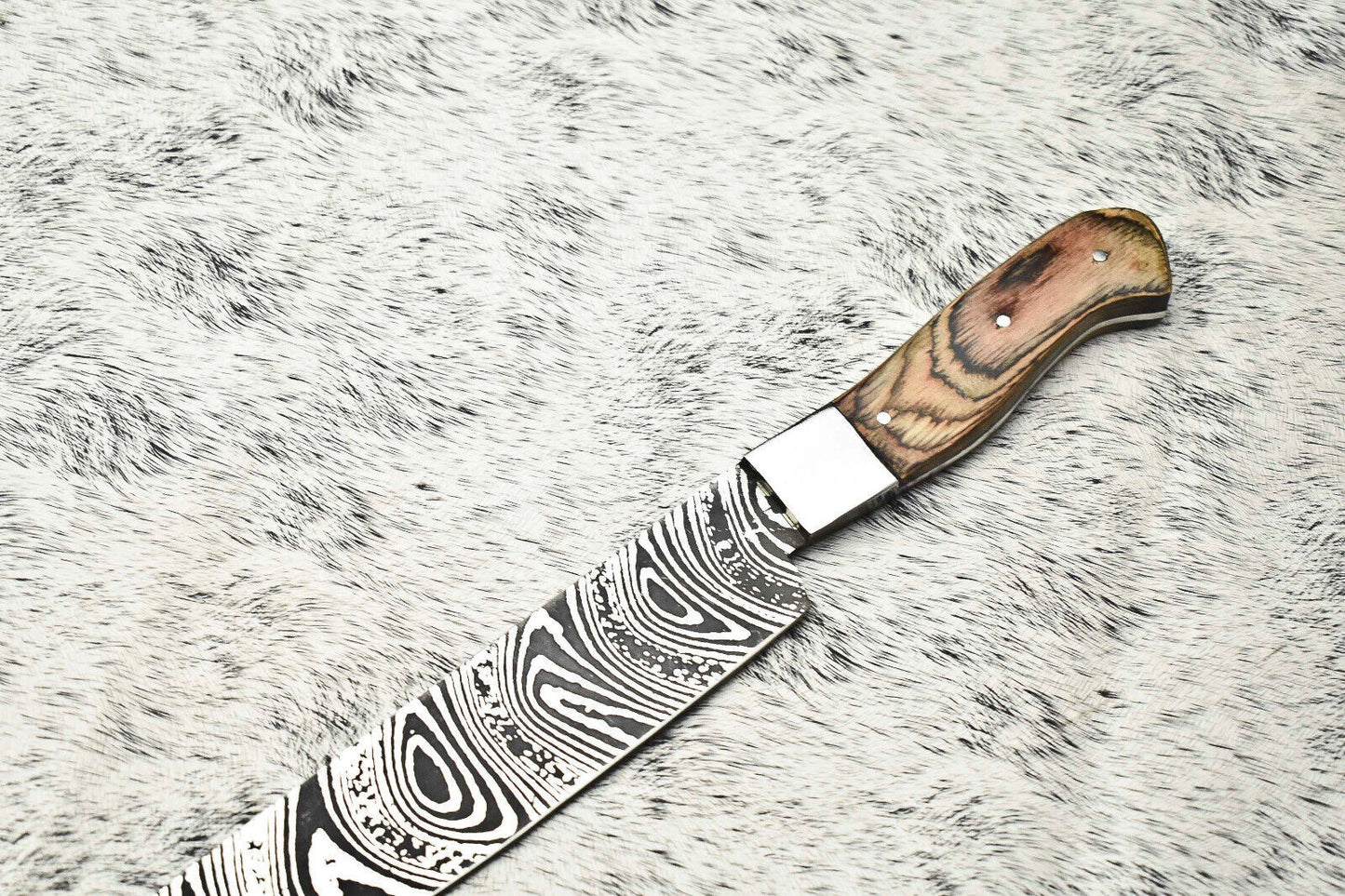 Fine Custom Handmade Damascus Steel Blade Chef Knife – Full Tang Sport Knife, Durable and Sharp
