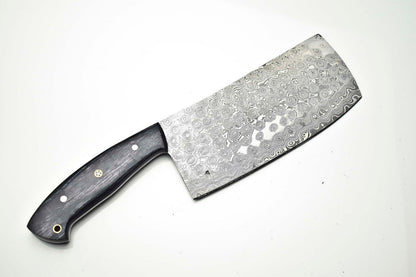 12" Handmade Damascus Steel Blade Kitchen Full Tang Chef Knife – 384 Layers