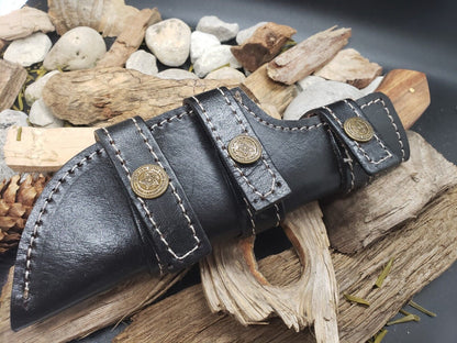 9 Inch Hand Forged Damascus Steel EDC bowie Hunting Knife Rose Wood Handle