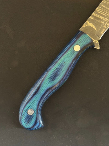 12" Damascus Fillet Knife Damascus Steel Fillet Knife for Kitchen With Pakka Wood Handle