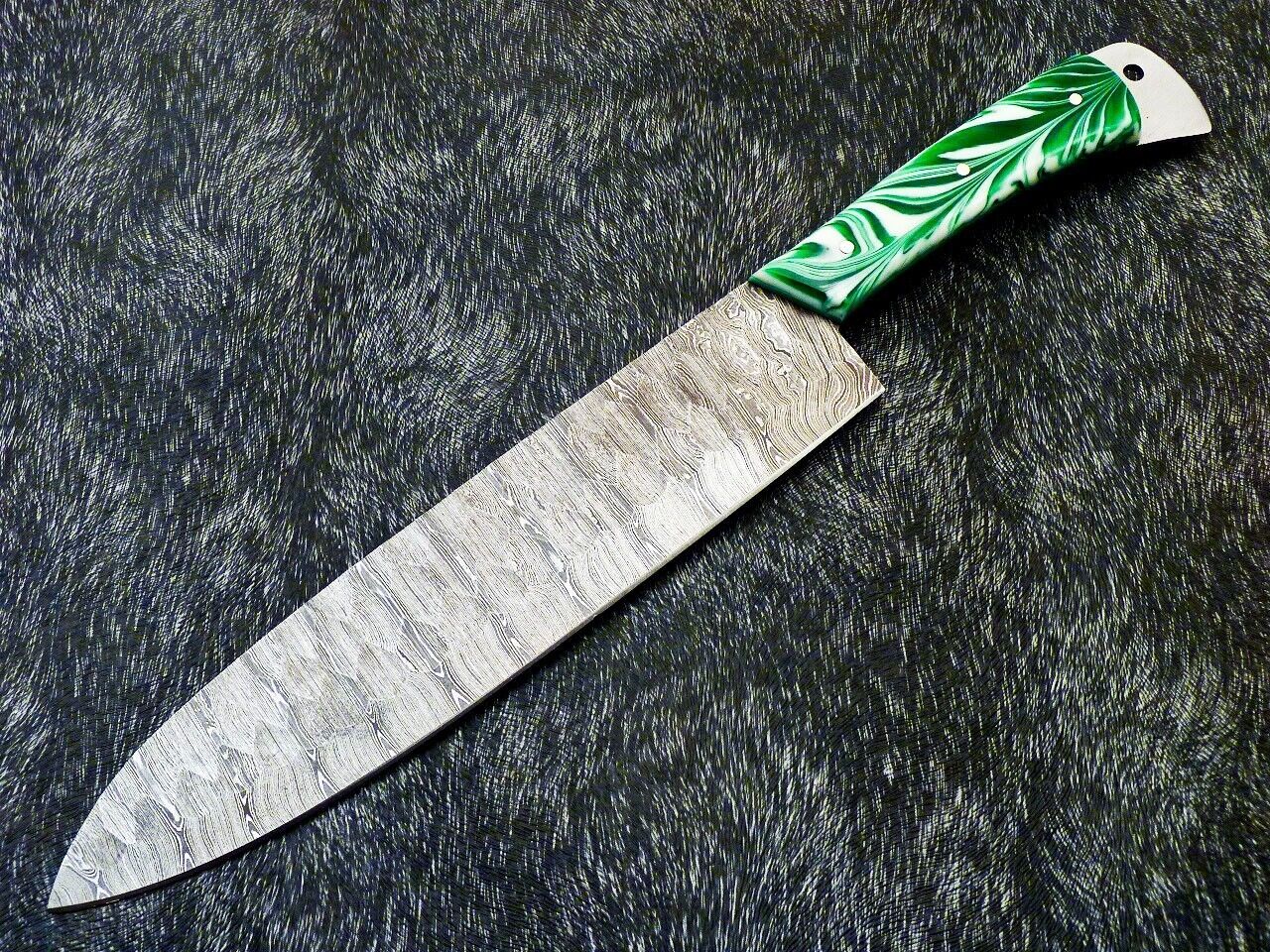 13" Professional Damascus Steel Chef Knife | Resin Handle
