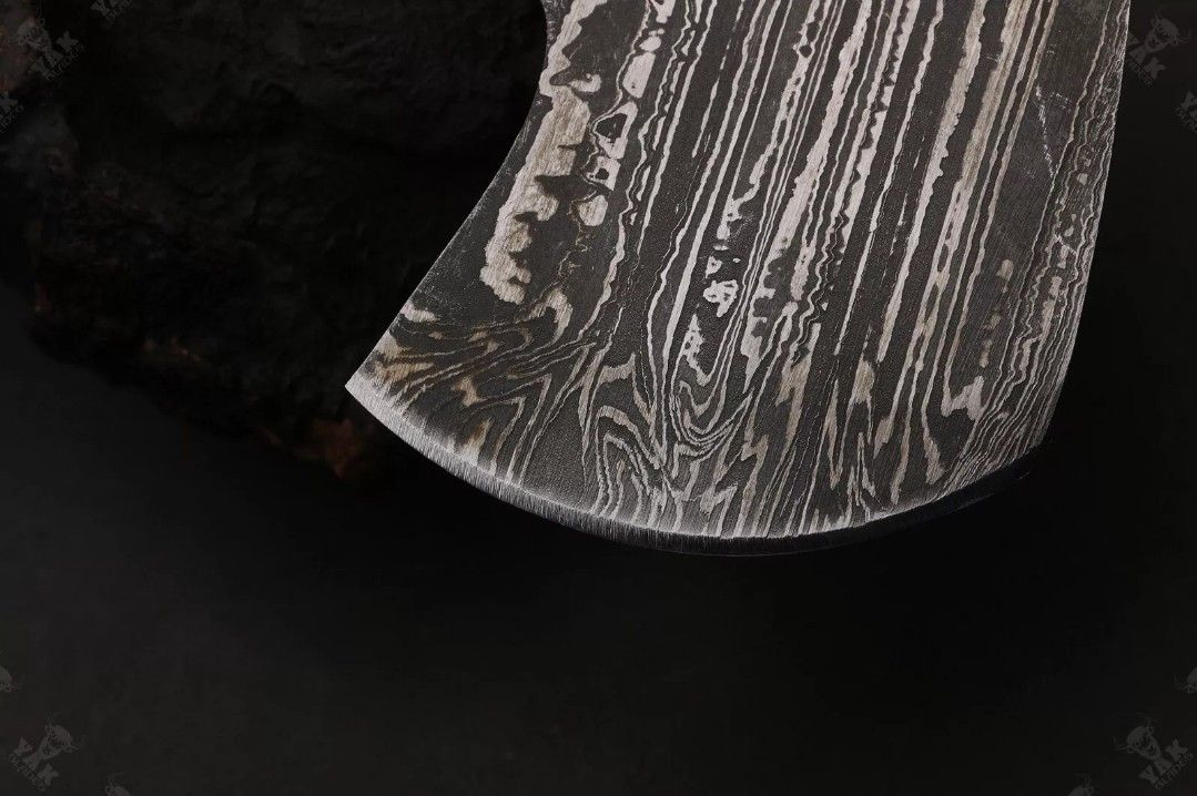 Custom Hand Forged Handmade Damascus Steel Mini Tactical Axe Hatchet | Hunting & Camping Damascus Axe