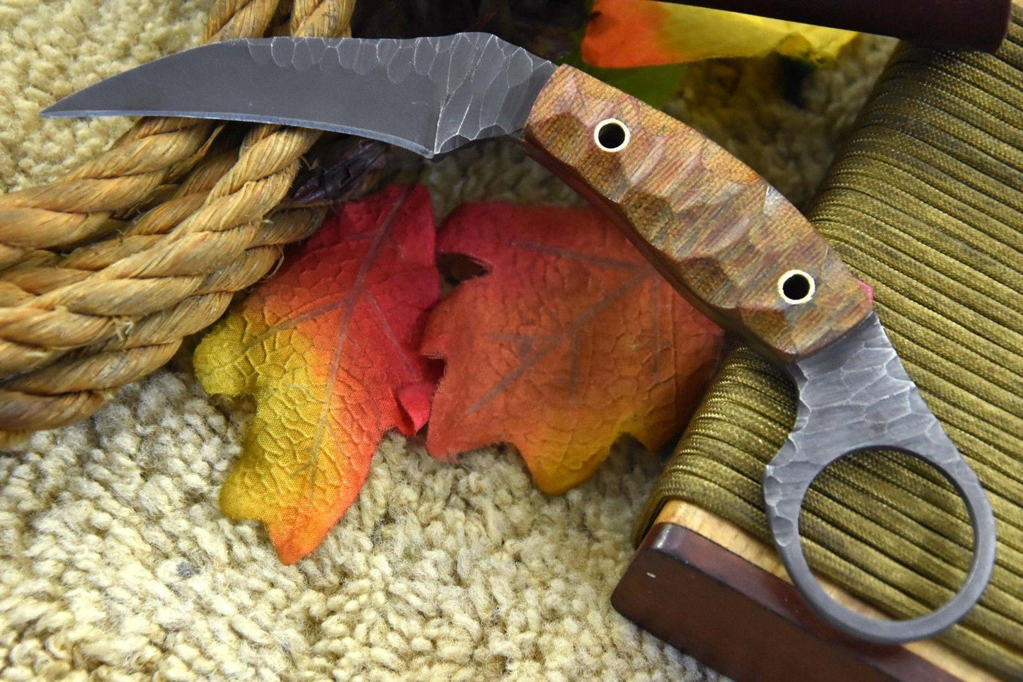 Best Karambit Custom Made D2 Steel Karambit Handmade Knife With Micarta Handle