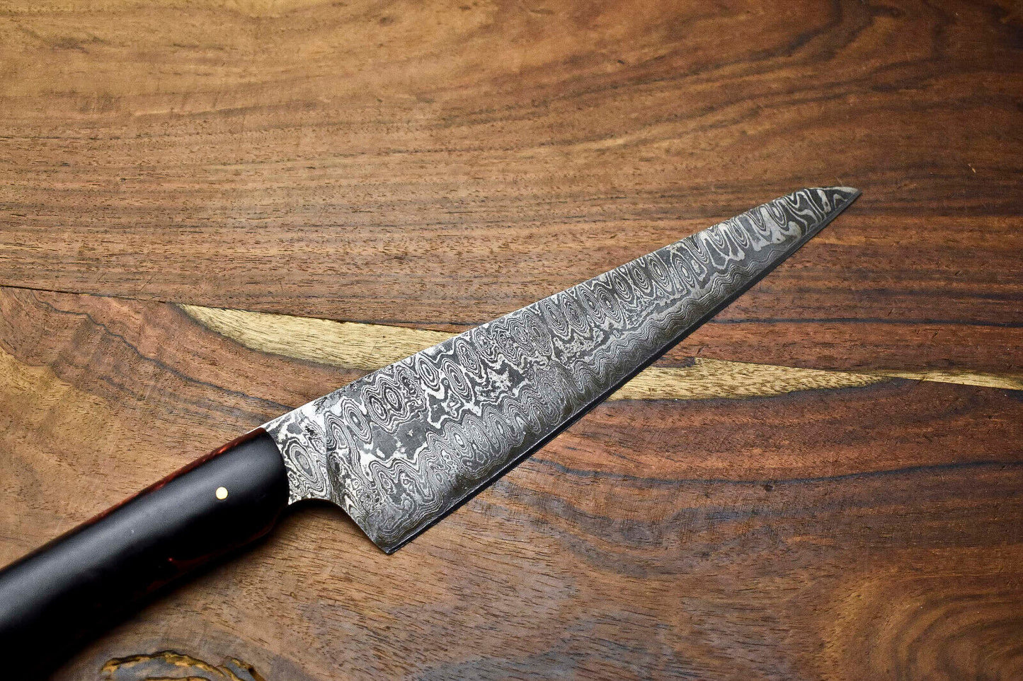 Handmade Damascus Steel Chef Knife – Full Tang Custom Forged Chopper Knife