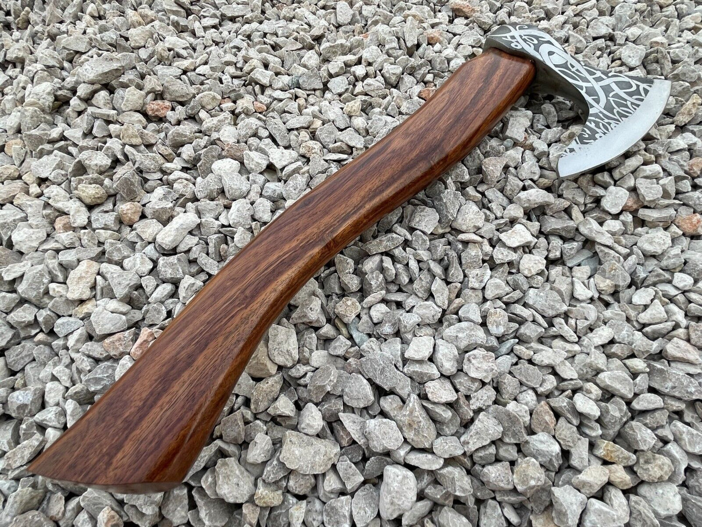 Custom Handmade Carbon Steel Viking Tomahawk Axe | Ash Wood Handle with Leather Sheath
