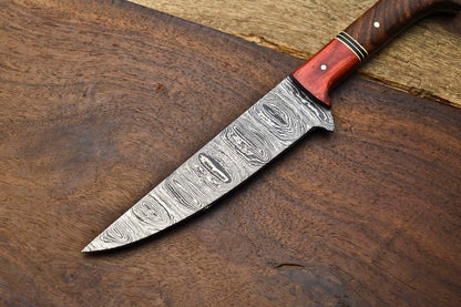 Custom Handmade Damascus Steel Chef Knife – Full Tang Professional Kitchen & Sport Blade