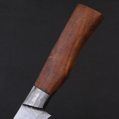 Custom Hand Forged Damascus Steel Hunting Camping Bowie Knife – Rosewood Handle 12.5"