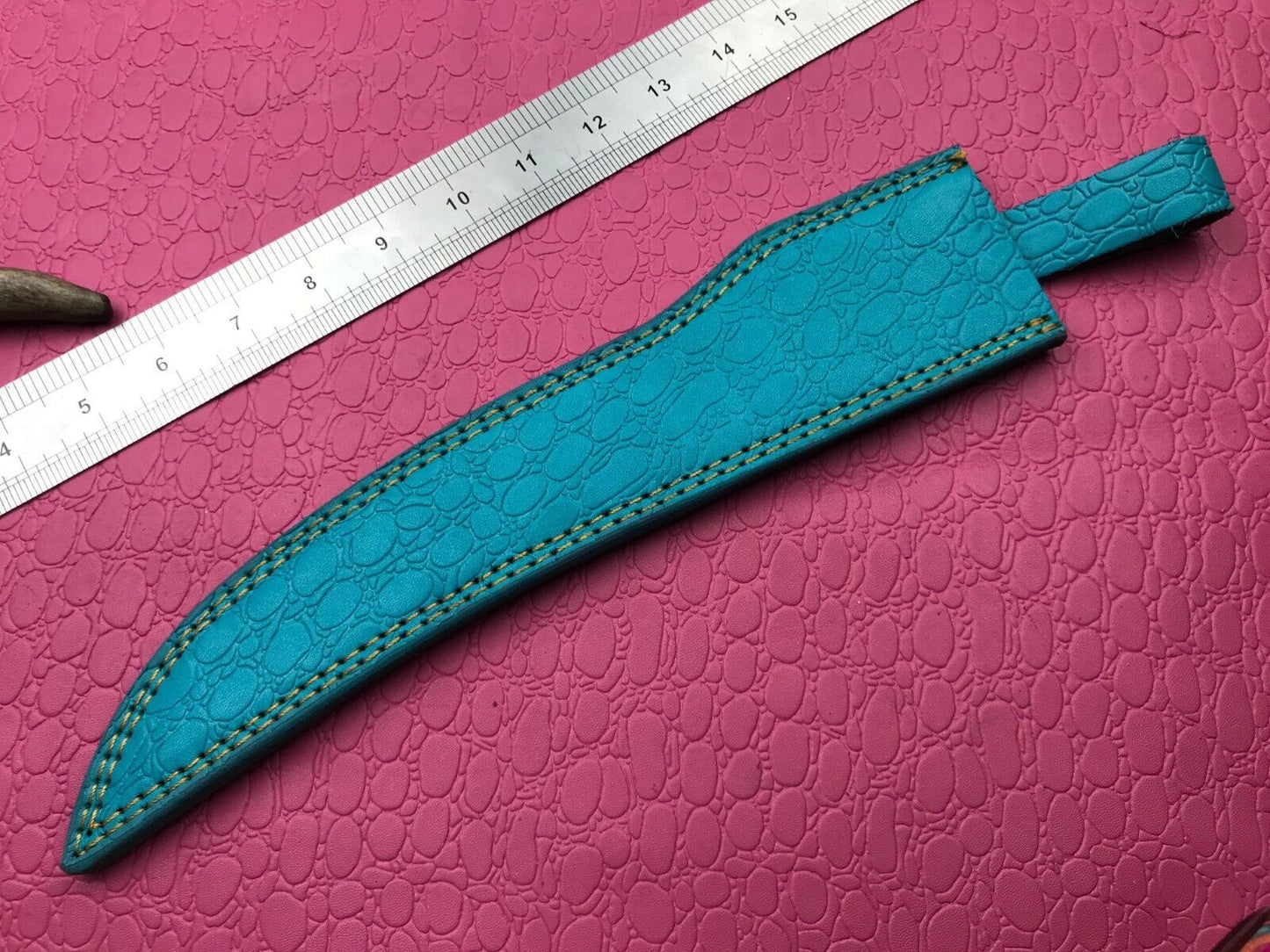 14" Premium Damascus Fillet Knife Handcrafted Damascus Steel Knife W/Sheath