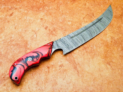 12" Chef Knife Damascus Blade Kitchen Knife "Resin Handle